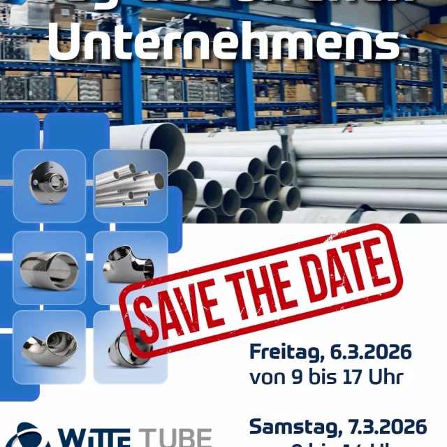 Herzlich Willkommen bei WITTE! Am Freitag, den 6.3.2026 von 9 bis 17 Uhr und Samstag, den 7.3.2026 von 9 bis 14 Uhr öffn...